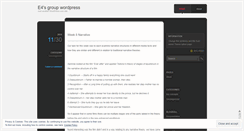 Desktop Screenshot of e4group.wordpress.com