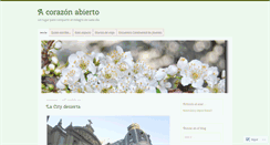 Desktop Screenshot of acorazonabierto.wordpress.com