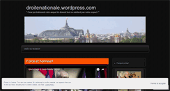 Desktop Screenshot of droitenationale.wordpress.com