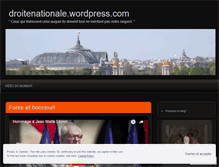 Tablet Screenshot of droitenationale.wordpress.com