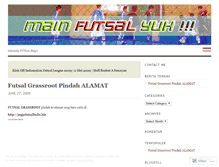 Tablet Screenshot of futsalgrassroot.wordpress.com