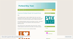 Desktop Screenshot of pdxetsy.wordpress.com