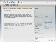Tablet Screenshot of fairfieldcountyreia.wordpress.com