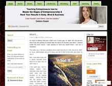 Tablet Screenshot of debbrasweet.wordpress.com
