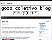 Tablet Screenshot of gozocoletivo.wordpress.com