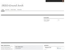 Tablet Screenshot of ireograndarch.wordpress.com