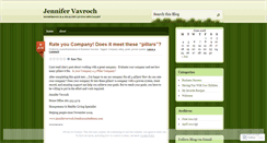 Desktop Screenshot of jennifervavroch.wordpress.com