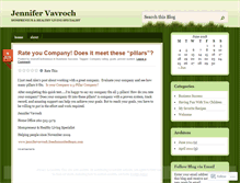 Tablet Screenshot of jennifervavroch.wordpress.com