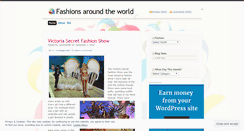 Desktop Screenshot of fashionsaroundtheworld.wordpress.com
