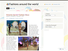 Tablet Screenshot of fashionsaroundtheworld.wordpress.com