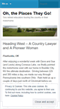 Mobile Screenshot of ohtheplacestheygo.wordpress.com