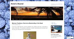 Desktop Screenshot of anniesakumal.wordpress.com