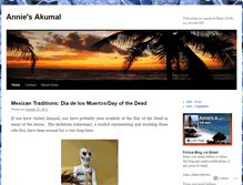 Tablet Screenshot of anniesakumal.wordpress.com