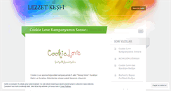 Desktop Screenshot of lezzetkesfi.wordpress.com