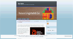 Desktop Screenshot of housingdabble.wordpress.com