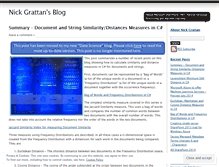Tablet Screenshot of nickgrattan.wordpress.com