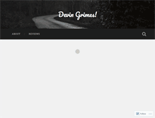 Tablet Screenshot of devingrimes.wordpress.com