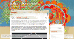 Desktop Screenshot of eatprayloveasian.wordpress.com