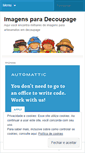 Mobile Screenshot of imagensparadecoupage.wordpress.com