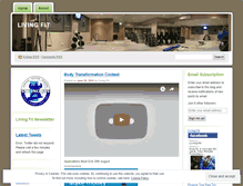 Tablet Screenshot of livingfithq.wordpress.com