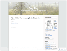 Tablet Screenshot of bogfog.wordpress.com