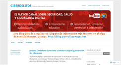 Desktop Screenshot of ciberdelitos.wordpress.com