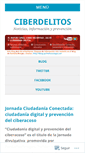 Mobile Screenshot of ciberdelitos.wordpress.com