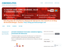 Tablet Screenshot of ciberdelitos.wordpress.com