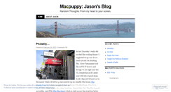 Desktop Screenshot of macpuppy.wordpress.com