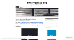 Desktop Screenshot of bifidaeviperina.wordpress.com