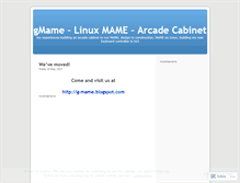 Tablet Screenshot of gmame.wordpress.com