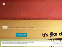 Tablet Screenshot of lollichoco.wordpress.com