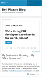 Mobile Screenshot of bellplaza.wordpress.com
