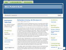 Tablet Screenshot of bellplaza.wordpress.com