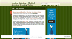 Desktop Screenshot of medassistant.wordpress.com