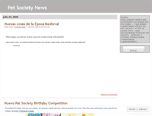 Tablet Screenshot of petsocietynews1.wordpress.com
