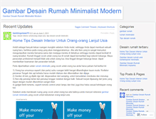 Tablet Screenshot of desainrumahminimalist.wordpress.com