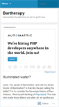 Mobile Screenshot of bartherapy.wordpress.com
