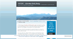 Desktop Screenshot of exotericblog.wordpress.com