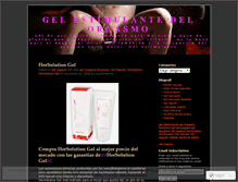 Tablet Screenshot of gelestimulador.wordpress.com