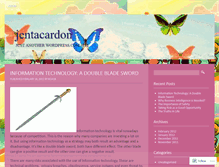 Tablet Screenshot of jentacardon.wordpress.com