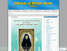 Tablet Screenshot of oblatasaldivinoamor.wordpress.com