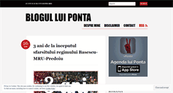 Desktop Screenshot of blogponta.wordpress.com