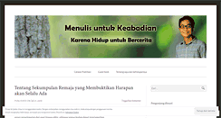 Desktop Screenshot of makhluklemah.wordpress.com