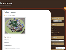Tablet Screenshot of bucataresc.wordpress.com