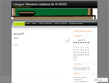 Tablet Screenshot of llenguaangeleta.wordpress.com