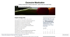 Desktop Screenshot of excessivemastication.wordpress.com