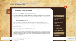 Desktop Screenshot of mostodd.wordpress.com