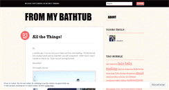 Desktop Screenshot of frommybathtub.wordpress.com