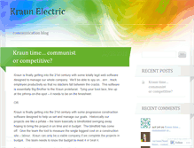 Tablet Screenshot of kraunelectric.wordpress.com